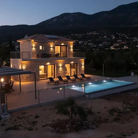 Villa Brand New Kefalonia Stone - Trapezaki Tranquility Trapezaki (Kefalonia)