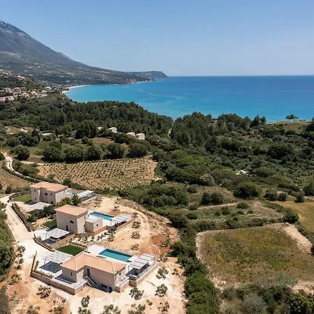Villa Brand New Kefalonia Stone - Trapezaki Tranquility