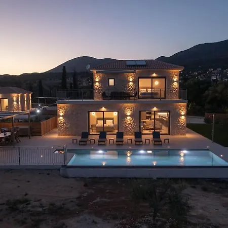 Villa Brand New Kefalonia Stone - Trapezaki Tranquility Trapezaki (Kefalonia)
