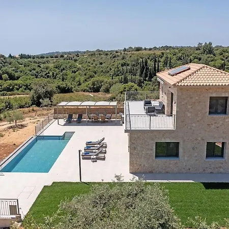 Brand New Kefalonia Stone - Trapezaki Tranquility Vila *