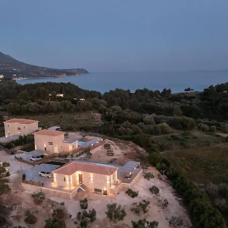 Villa Brand New Kefalonia Stone - Trapezaki Tranquility *